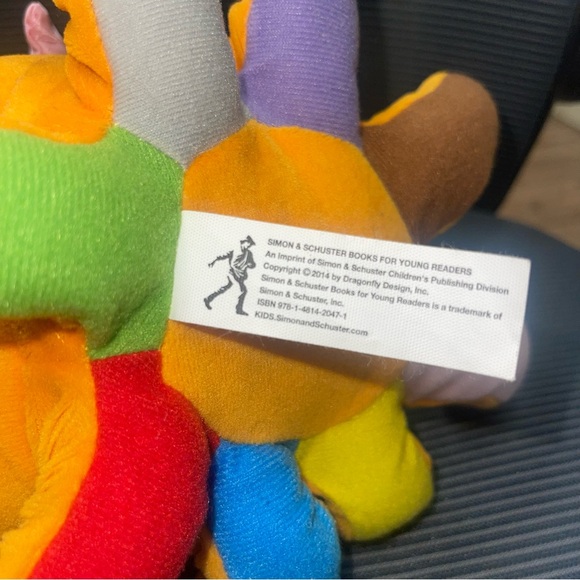 October The Octopus Plush Book Matthew Van Fleet Orange Multi Fold Out Pieces - Picture 7 of 14